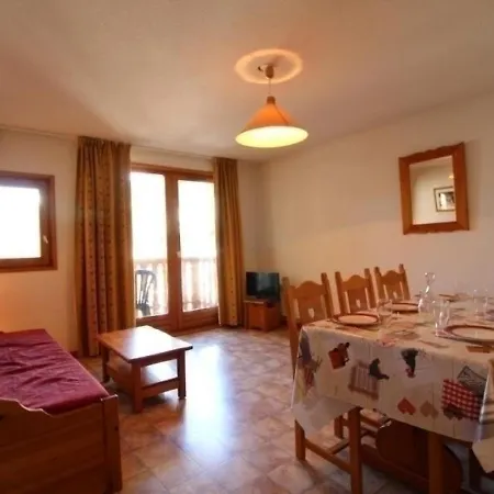 6 Pers, Centre Village, Proche Pistes, 52m², Balcon, Wifi, Casier A Skis, Draps Inclus - Fr-1-508-12 شقة *